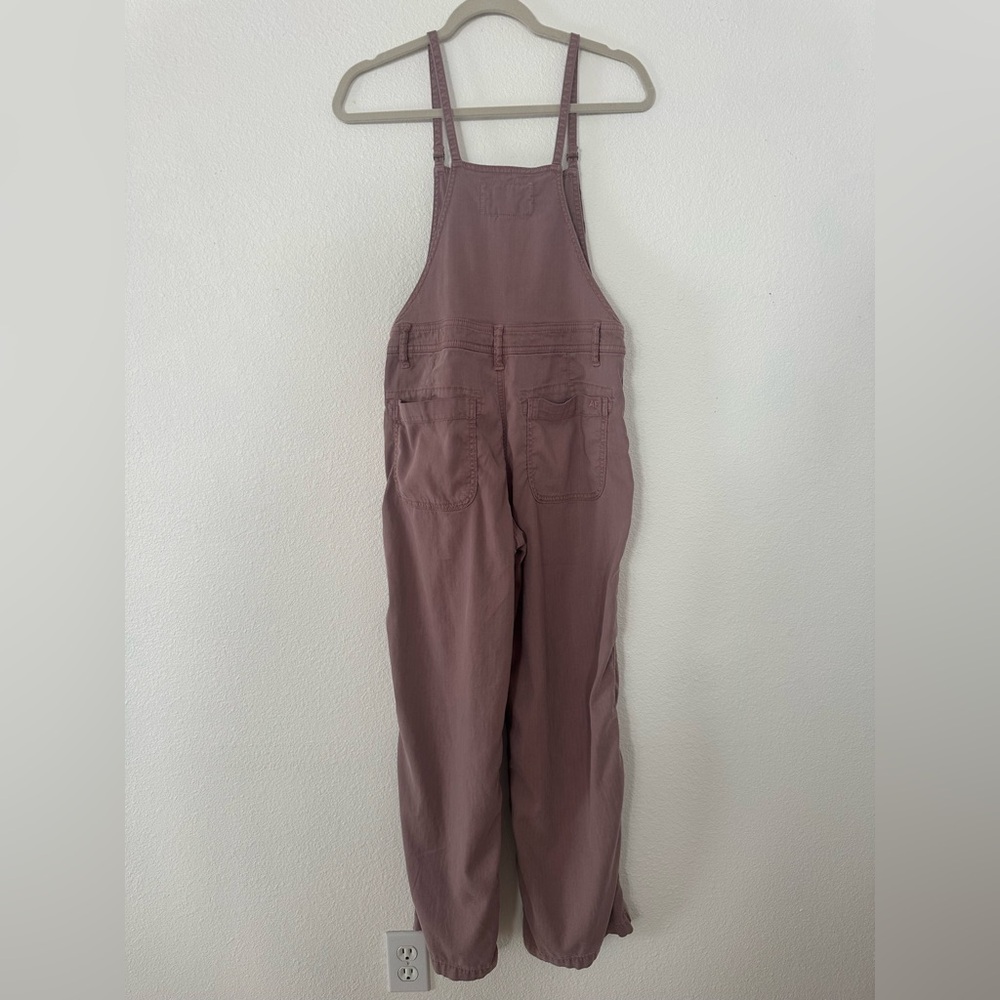 American Eagle Outfitters Mauve/Pink Utility Overalls Jumpsuit